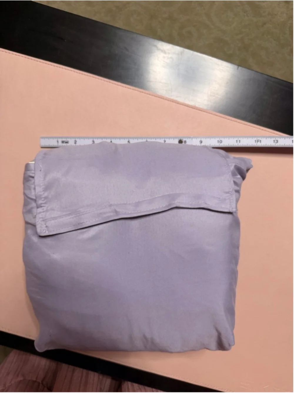Mainstays King Purple Sheet Set 1 Flat, 1 Fitted, 2 Pillow Cases, & Storage Bag